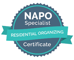 NAPO Specialist Badge - Residential Organizing